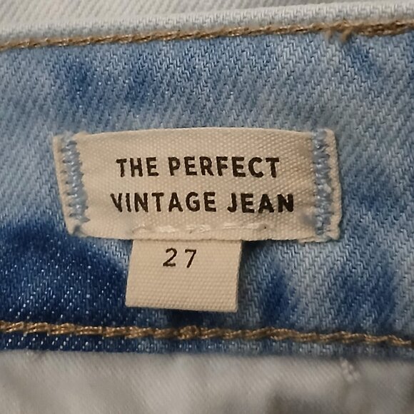 Madewell Jeans 27 Perfect Vintage High Rise Ankle Torrance Wash Denim MD654 - Picture 7 of 9